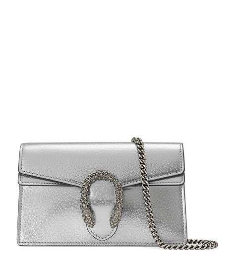 gucci silver hardware bag|Gucci dionysus mini bag.